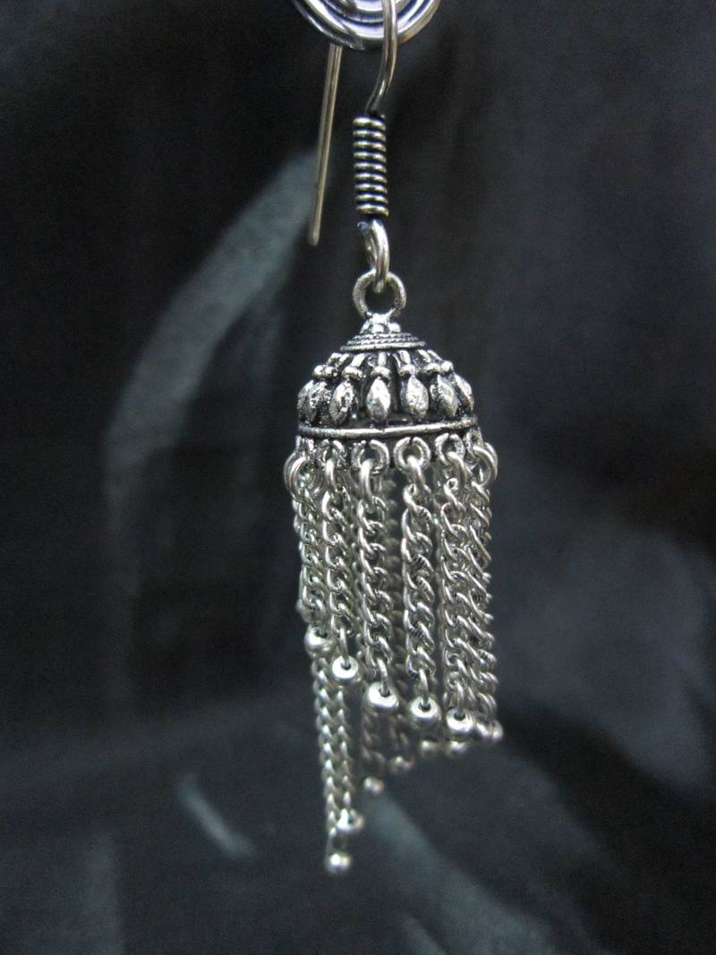 German Silver Jhumkis