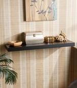 Floating Wall Shelf 30 Inches (Black)