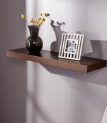 Floating Wall Shelf 30 Inches (Brown)