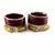 Antiqe Bangles Set Colour Maroon