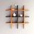 Home Décor Globe Shape Floating DIY Wall Shelves Rack by - Orange Black wall shelf rack