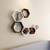 Wall Shelf Rack Set Of 6 Hexagon Shape Storage Wall Shelves For Home - White & Brown