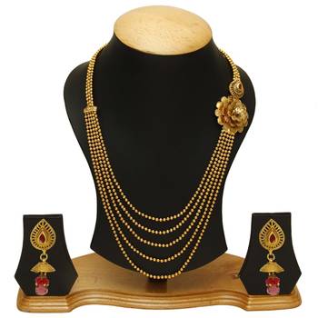 Red pearl necklace-sets 3
