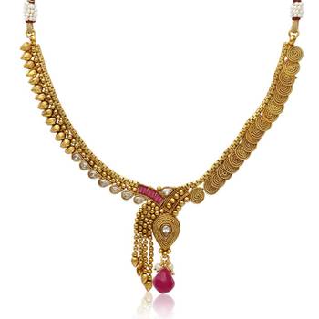 Pink pearl necklace-sets 2