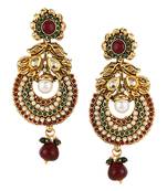 Multicolor pearl earrings