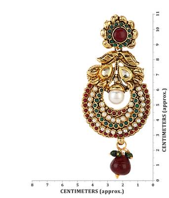 Multicolor pearl earrings 3