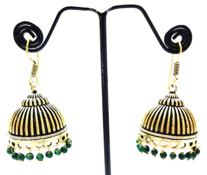 gold plated jhumkas SB Fashions 1799650