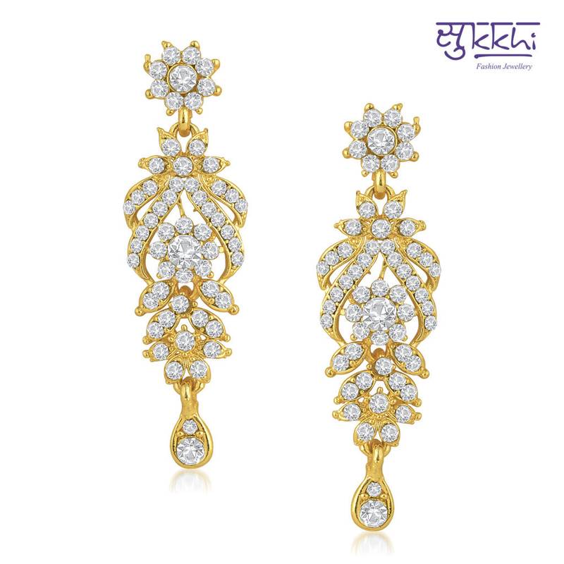 Sukkhi Trendy Gold Plated Australian Diamond Stone Studded Necklace Set(2038NADK1050)