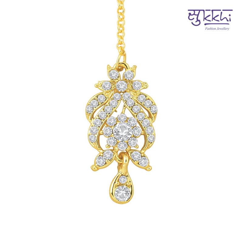 Sukkhi Trendy Gold Plated Australian Diamond Stone Studded Necklace Set(2038NADK1050)