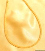 Gold Zircon Filled Pendant Chain