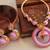 Unique Designer Handmade Pink Silk Thread Jewell Set