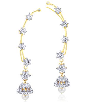 Multicolor diamond ear-cuffs 2
