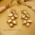 Paisley Neckline Kundan Set