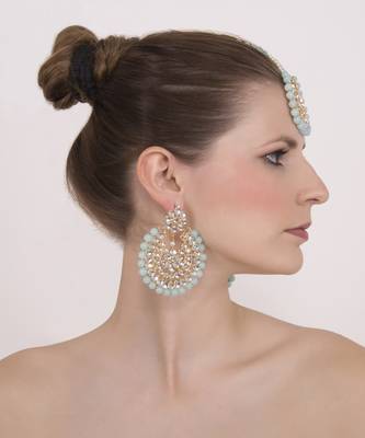 Turquoise jade danglers-drops 4