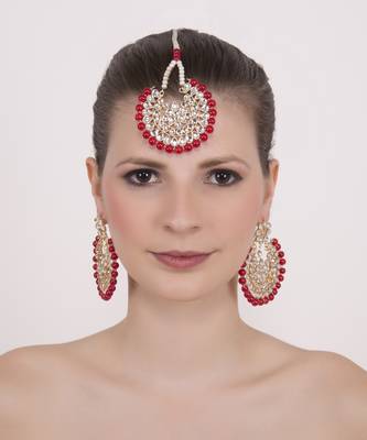 Red jade danglers-drops 1