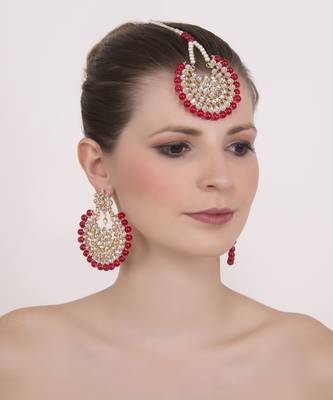 Red jade danglers-drops 3