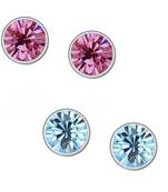 Blue crystal jewellery-combo