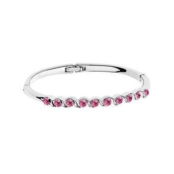 Pink crystal bracelets 2