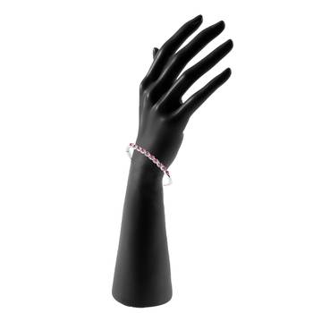 Pink crystal bracelets 3