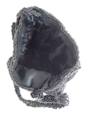 Black Satin Beaded Potli Bags 2