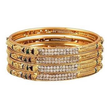 gold plated bangles and bracelets 1