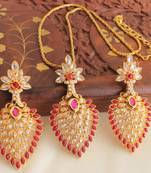 Beautiful Red Pendant Set