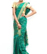 Sudarshan silks sarees Wonderful Pure Mysore silk saree-Green-SSSB119-VQ-Crepe