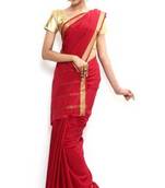 Sudarshan silks Wonderful Pure Mysore silk saree-Red-SSSB133-VQ-Crepe