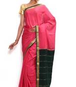 Sudarshan silks Wonderful Pure Mysore silk saree-Pink-SSSB138-VQ-Crepe