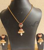 Gorgeous Jhumka Pendant Necklace Set