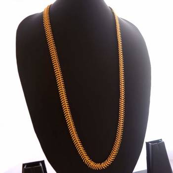 Golden Machi Kanta chain LONG 30" one gram gold 1