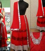 Katrina Kaif Red Lehenga