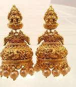 Marvellous antique peacock laxmi jhumkas