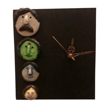 Family Mask Wall Clock 1