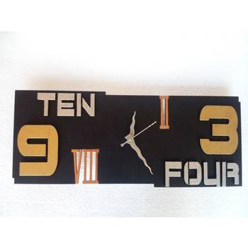 Horizontal Wall Clock Wall Hanging 1