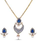 Yellow gold plated necklace sets