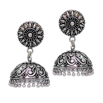 Silver Jhumkas 1