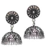 Silver Jhumkas
