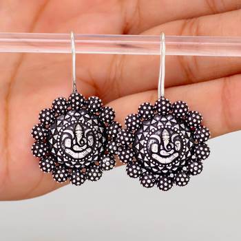 Silver danglers drops 2