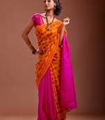 Aavaranaa PinkChiffon sarees