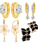 Multicolor cubic zirconia jewellery-combo