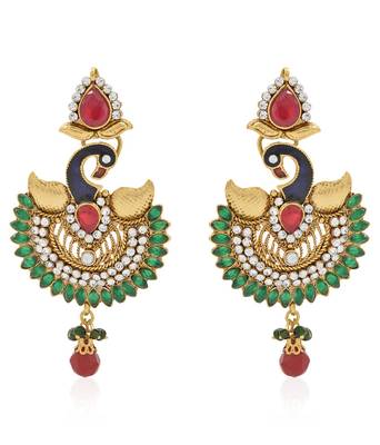 Multicolor cubic zirconia jewellery-combo 2