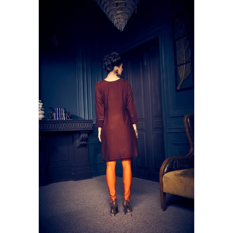 embroidered short kurtis