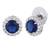 Blue macy ear studs silver earrings for women || Buy fashion earrings online