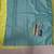 Light Parrot Green Embroidered Net Saree With Blouse