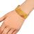 Bronze gold plated bangles and bracelets