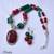Red and green Necklace Set with Pendent