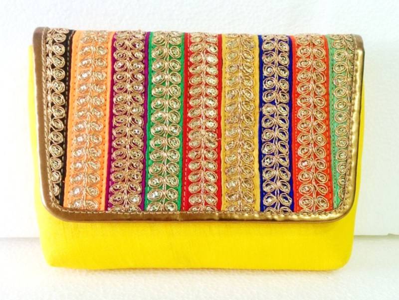 Evening clutch pouch,Party,Ladiespurse,bag,Sling Purses,designer, trendy, indian, artsilk