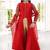Levish Red Sequance Embroidery Banglori Silk With Net Anarkali Style ReadyMade Kids Salwar Suit