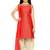 Shiner Red Heavy Brocade Silk Dori Embroidery Lace ReadyMade Kids Straight Patiala Suit (2-12 year girl)